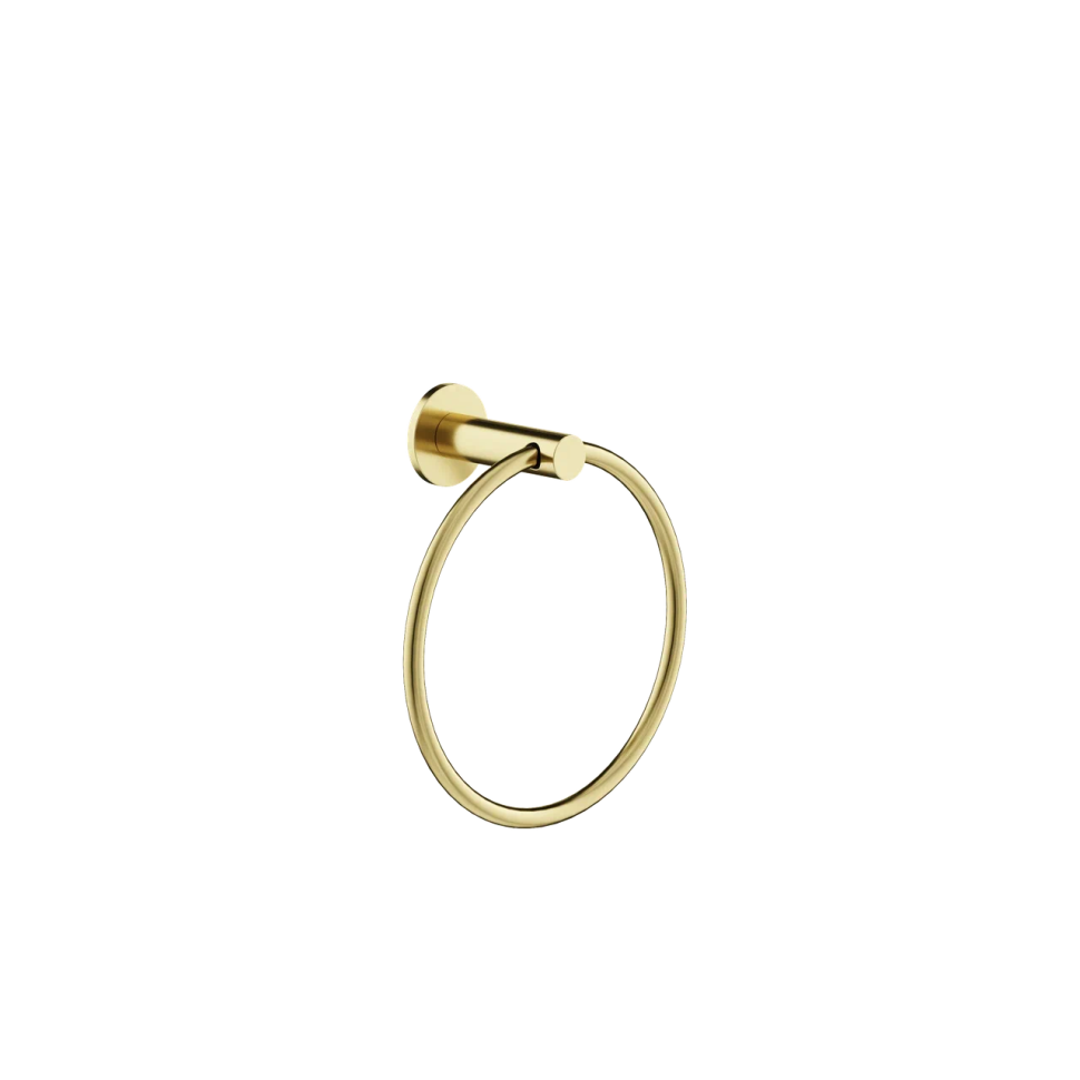 Полотенцедержатель SANCOS Base, кольцо, брашированное золото, PVD покрытие, арт. SC9029BG