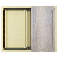 Мойка нерж. сталь NEXT-MULTI SINK 54 UNI, PM785445-LG, светлое золото, 540х450мм, Paulmark