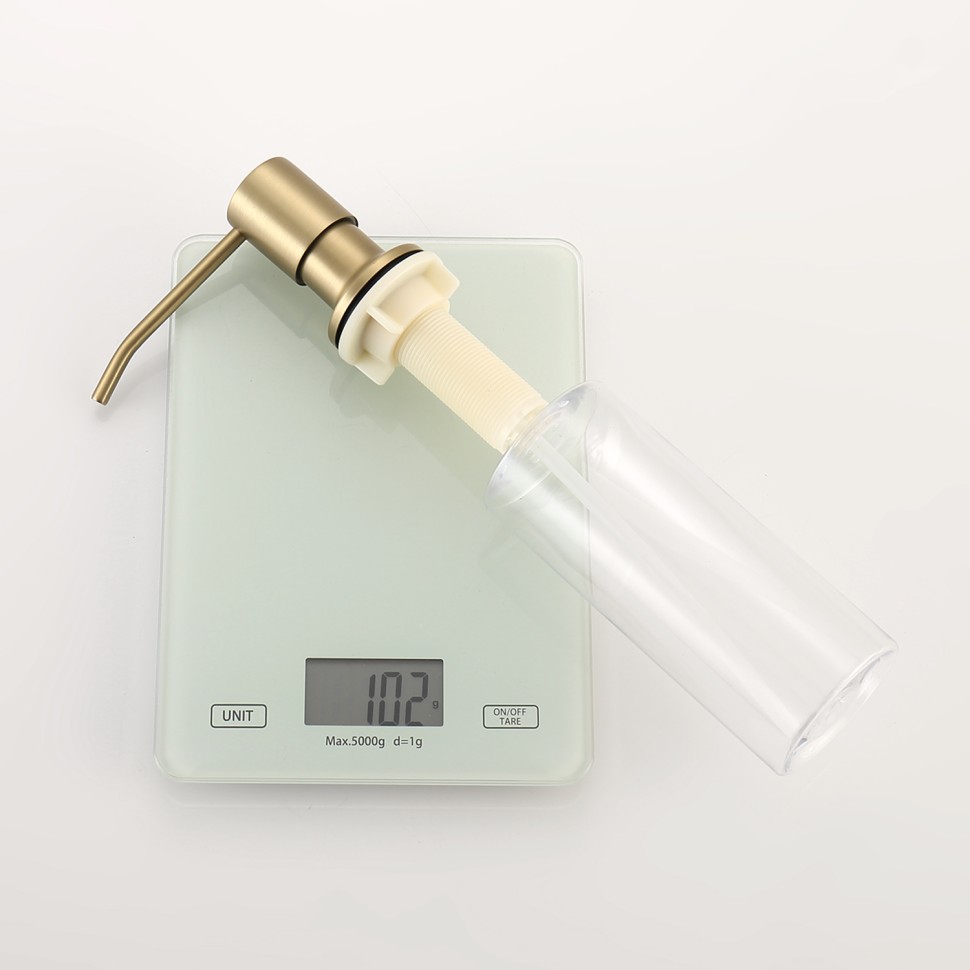 Кухонный диспенсер для моющего средства Splenka сатин золото S710