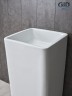Раковина Gid Nb149 81119 накладная белая 41x41x85