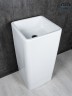 Раковина Gid Nb149 81119 накладная белая 41x41x85