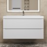 Тумба под раковину для ванной Uperwood Tanos 100 см, подвесная, белая матовая
