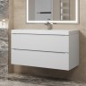Тумба под раковину для ванной Uperwood Tanos 100 см, подвесная, белая матовая