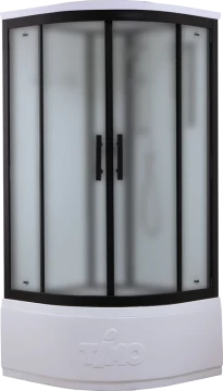 Timo Standart T-6690 Black Fabric душевая кабина (90*90*220), шт