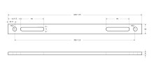 Комплект кронштейнов для крепления ног BELBAGNO BB04-SUP