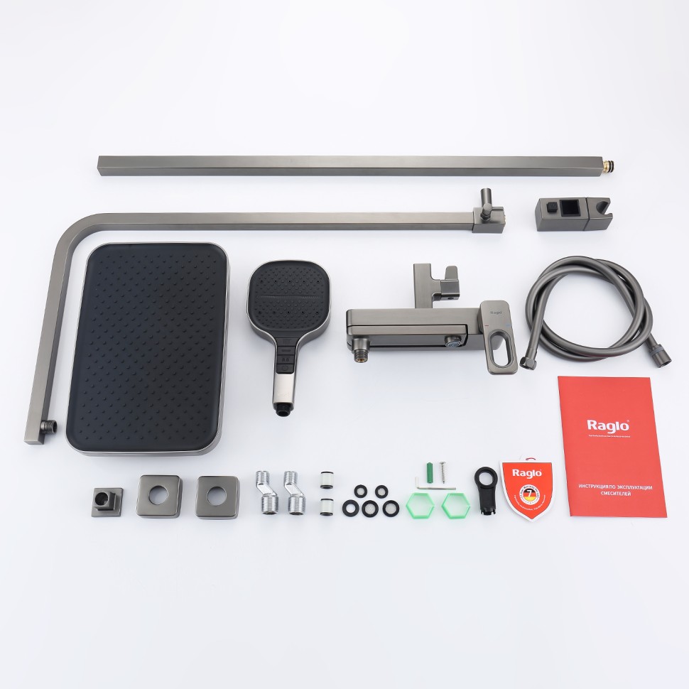 Душевая система Raglo для ванны и душа R51.24.09 Графит