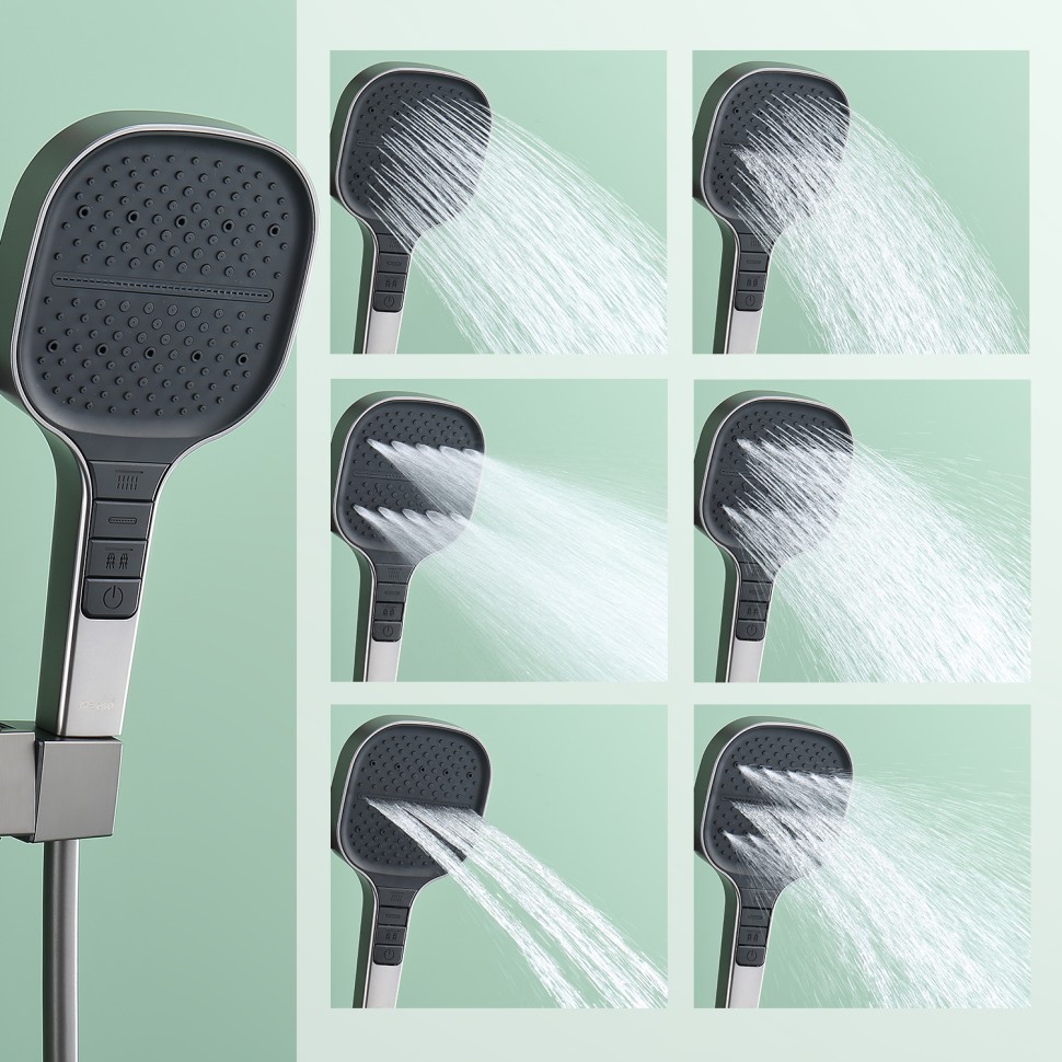 Душевая система Raglo для ванны и душа R51.24.09 Графит