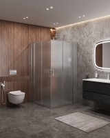 Душевой уголок CEZARES MOLVENO-A-22-90+30-P-Cr