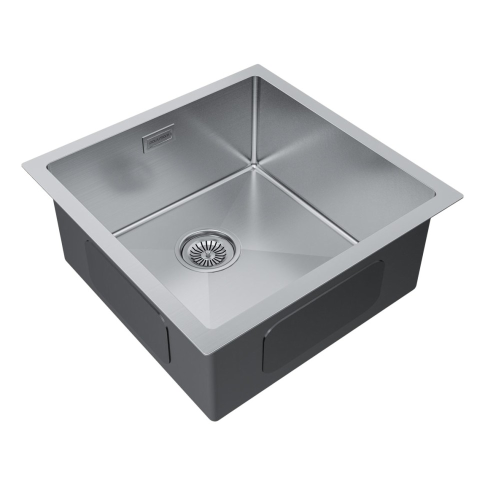Мойка нерж. сталь GERBERG 44 UNI, PM254444-BS, брашированная нерж.сталь, 440х440мм, Paulmark