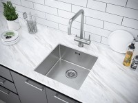 Мойка нерж. сталь GERBERG 44 UNI, PM254444-BS, брашированная нерж.сталь, 440х440мм, Paulmark