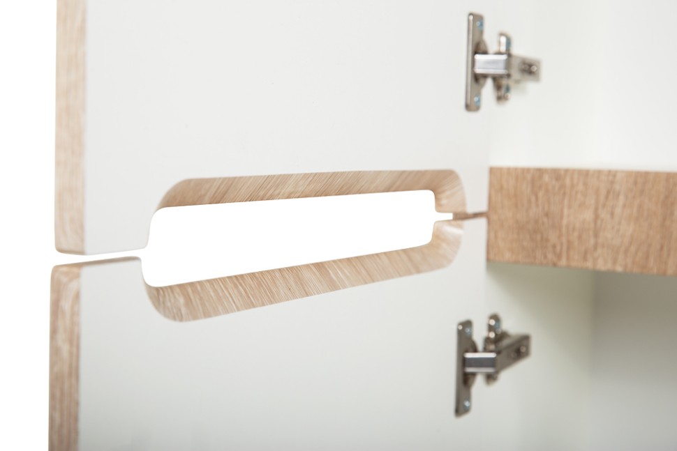 Шкаф подвесной BelBagno ETNA-1500-2A-SC-WO-P-L Rovere Bianco