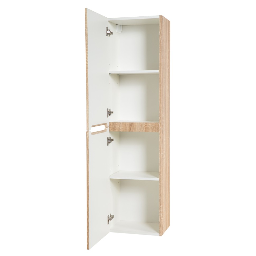 Шкаф подвесной BelBagno ETNA-1500-2A-SC-WO-P-L Rovere Bianco