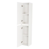 Шкаф подвесной BelBagno KRAFT-1600-2A-SC-BO-L Rovere Galifax Bianco