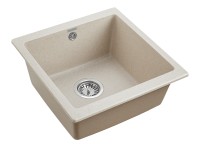 Мойка GERA 50, IT-GRANIT, PM104546-BE, бежевый, 445х460, подст. мон. Paulmark