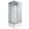 Душевая кабина Niagara Classic NG-1108-14 (90х90х215) средний поддон(26см),стекло матовое,4 места с полкой