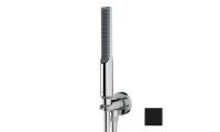 Душевой комплект BOSSINI Apice CE3004C.073 с душем-палочкой, держателем и шлангом, чёрный матовый