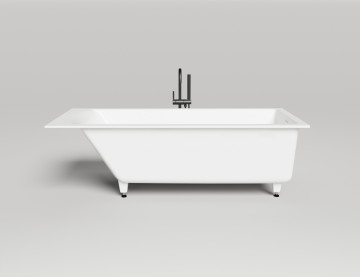 Ванна встраиваемая CASCATA KIT 180x80 S-Sense Глянцевое