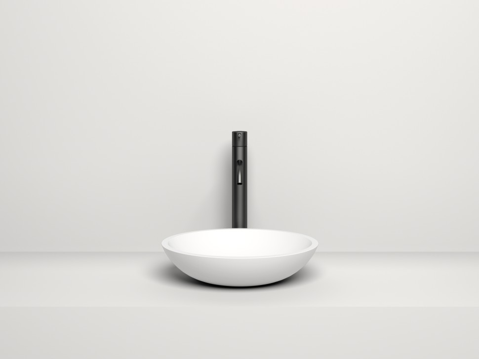 Раковина накладная CALLISTA 05 365х365х85 S-Stone Матовое