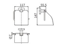 Бумагодержатель 61907