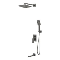 Душевая система скрытого монтажа Grossman Style 501.K35.05.420 графит сатиновый,1 место