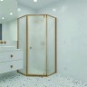 Душевой уголок RGW HO-088Gb (Матовое-Сатинат, 900x900)