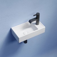 Умывальник подвесной прямоугольный (чаша слева, отверстие под смеситель справа) Element 407x217x100