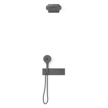 Душевой комплект Инспаер (Inspire) VSFW-422TI1GM встраиваемый, вороненая сталь
