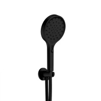 AQM8402MB Набор для комплектации душа со смесителем, Черный матовый