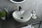 Раковина Gid N9001 51101 накладная белая 45x45x17