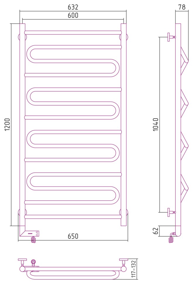 Элегия 2.0 1200х600 МЭМ левый