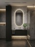 Зеркало для ванной Uperwood Next LED 50*100, бесконтактный сенсор, золотое