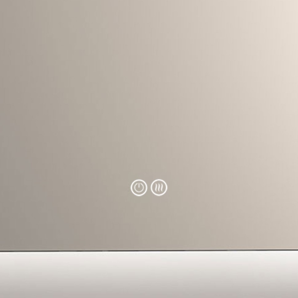 Зеркало LED VLM-3BE120-2 1200х800 c сенсорным выключателем и диммером, антизапотевание