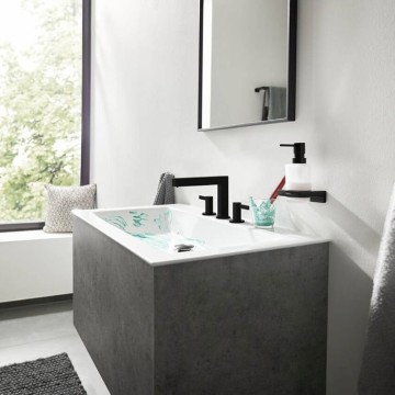 Диспенсер для жидкого мыла Hansgrohe AddStoris, черный матовый, 41745670