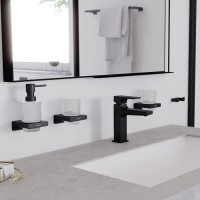 Диспенсер для жидкого мыла Hansgrohe AddStoris, черный матовый, 41745670