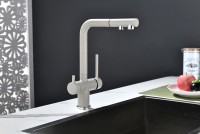 Смеситель для кухни SERPENTINE, бежевый, Se213222-BE, Paulmark