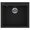 Мойка DEFINI 56, ULTRAGRANIT, PM835650-BLM, BLACK, 560х500 мм, Paulmark