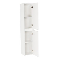 Шкаф подвесной BelBagno KRAFT-1600-2A-SC-BO-R Rovere Galifax Bianco