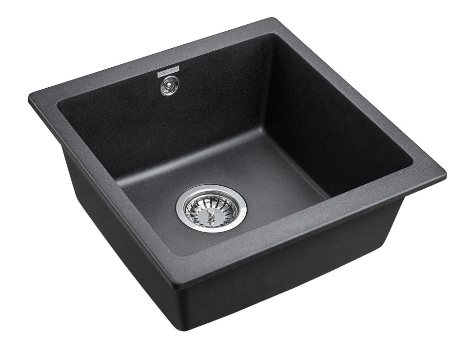 Мойка GERA 50, IT-GRANIT, PM104546-BL, черный, 445х460, подст. мон. Paulmark