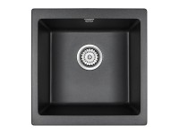 Мойка GERA 50, IT-GRANIT, PM104546-BL, черный, 445х460, подст. мон. Paulmark