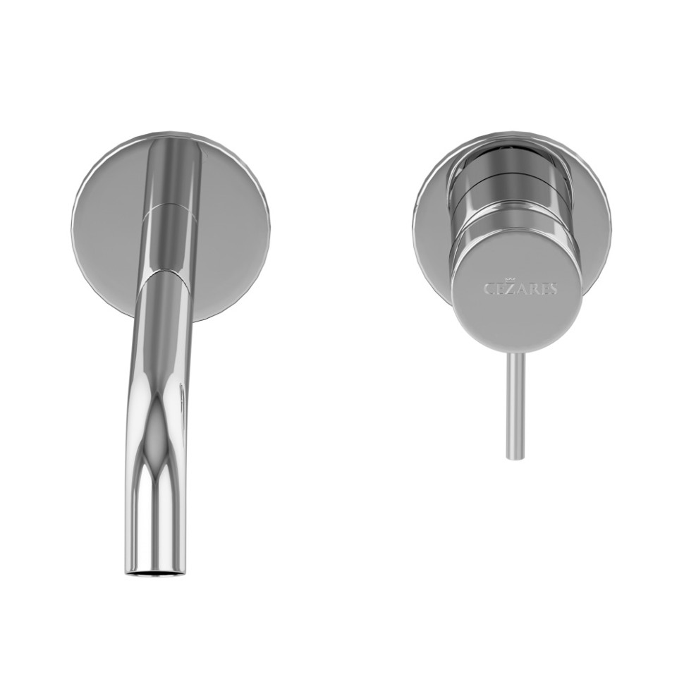 Смеситель для раковины встраиваемый CEZARES LEAF-BLI2-20-L-01-W0