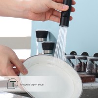 Смеситель Splenka для кухни с выдвижным изливом S204.49.06 Черный