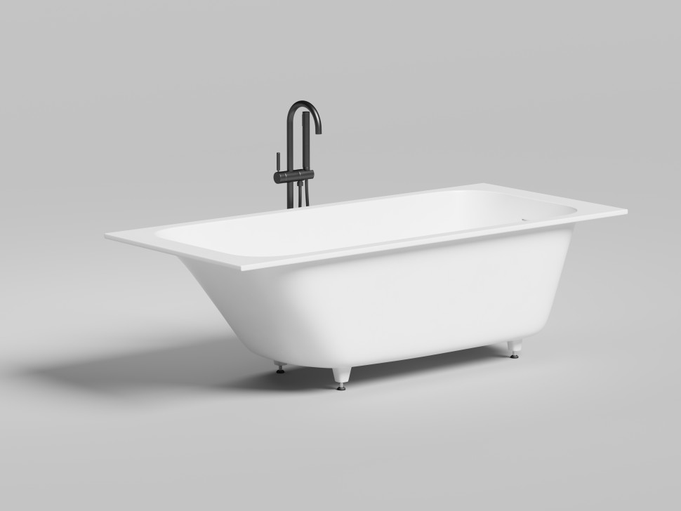 Ванна встраиваемая ORLANDA KIT 180x80 S-Sense Матовое