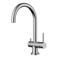 Смеситель для кухни Omoikiri Yamada-BN латунь/нержавеющая сталь