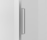 Душевой уголок Слим-Н (Slim-N) VSR-4SNP1010CLB, 1000*1000, черный, стекло прозрачное