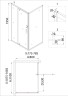 Душевое ограждение Niagara Nova NG-63-11A-A80 (110х80х195) прямоугольник,хром,двери распашные,стекло прозрачное,2 места