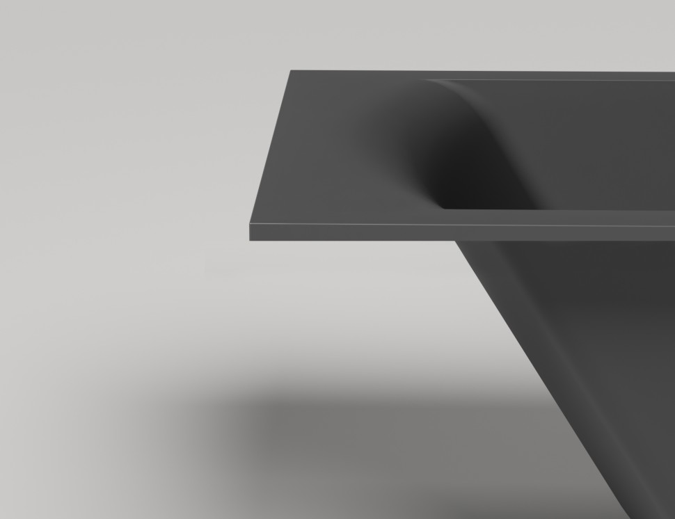 Ванна встраиваемая CASCATA KIT 180x80 S-Sense Матовое