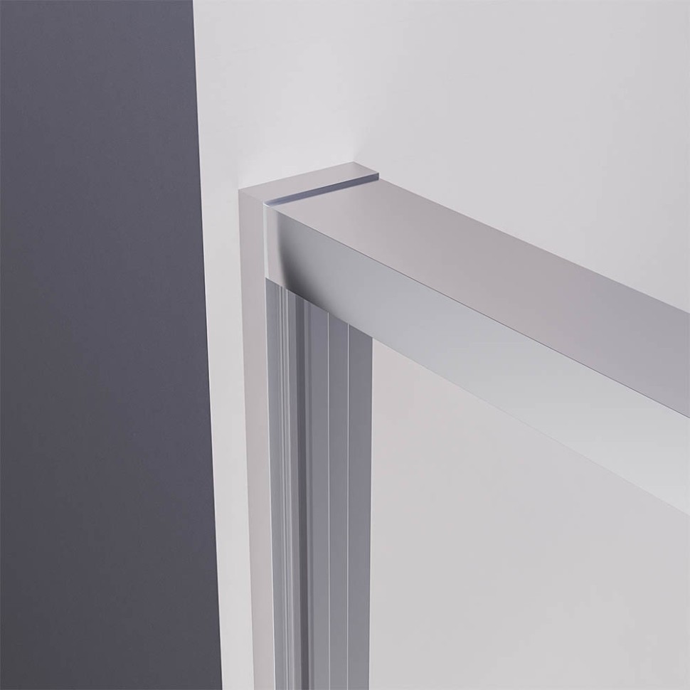 Душевая дверь раздвижная Premium Prato 300 CH-R, 1400х2000, хром, стекло прозрачное