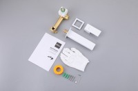 Смеситель ABBER Daheim AF8212W для раковины скрытого монтажа, белый матовый