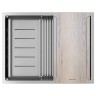 Мойка нерж. сталь NEXT-MULTI SINK 58 UNI, PM785845-BS, брашированная нерж.сталь, 580х450мм, Paulmark