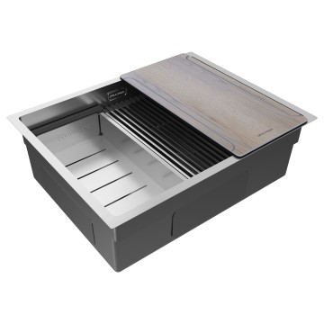 Мойка нерж. сталь NEXT-MULTI SINK 58 UNI, PM785845-BS, брашированная нерж.сталь, 580х450мм, Paulmark